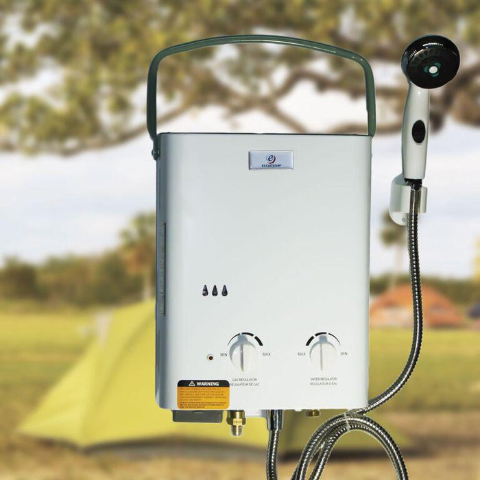Eccotemp L5 Portable Tankless Water Heater Water Heater Eccotemp- The Cabin Depot Off-Grid Off Grid Living Solutions Cabin Cottage Camp Solar Panel Water Heater Hunting Fishing Boats RVs Outdoors