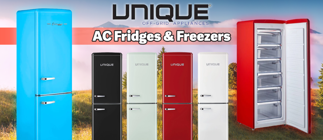 Unique Electric AC Fridge/Freezers