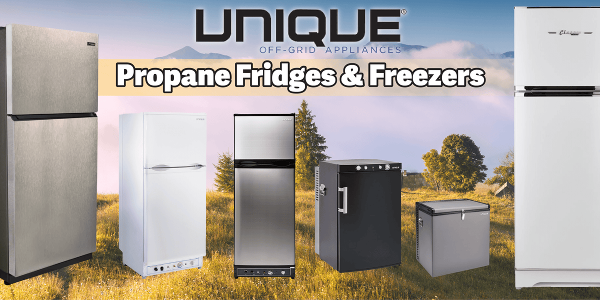 Propane and online electric fridge