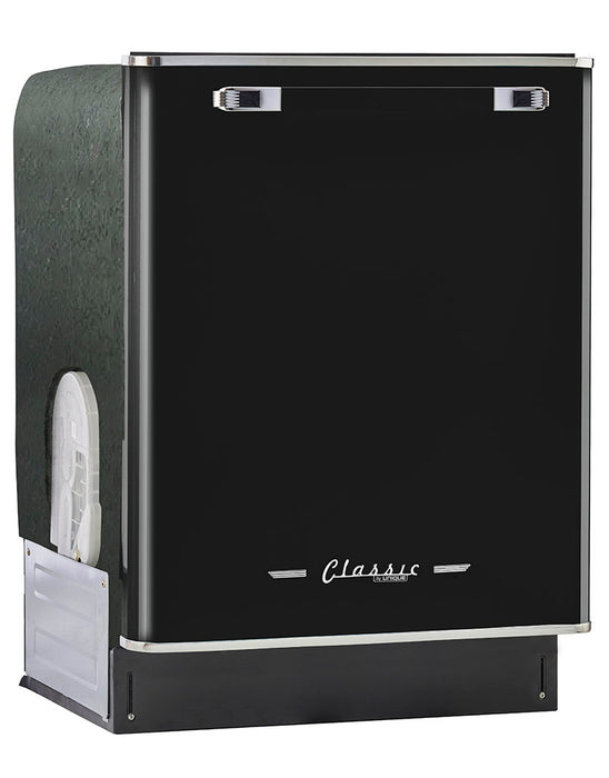 Classic Retro by Unique 24″ Dishwasher Black