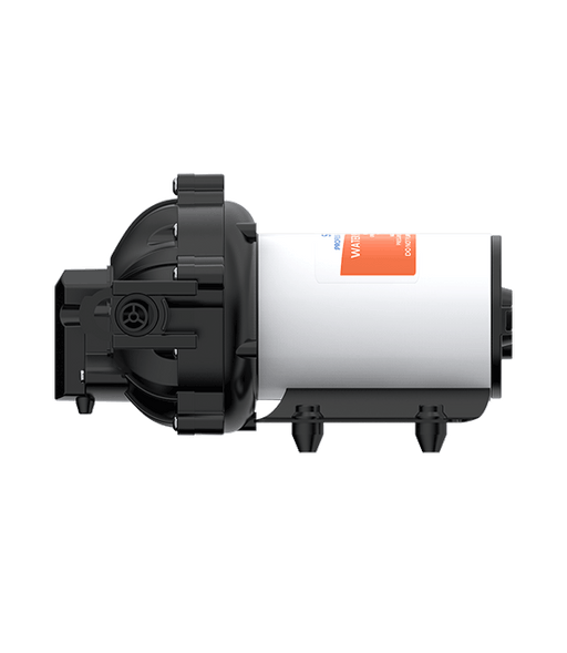 4GPM 24V Diaphragm Pump 60PSI Side View, by Seaflo, sold by Off-Grid Living Solutions Provider, The Cabin Depot Canada/USA