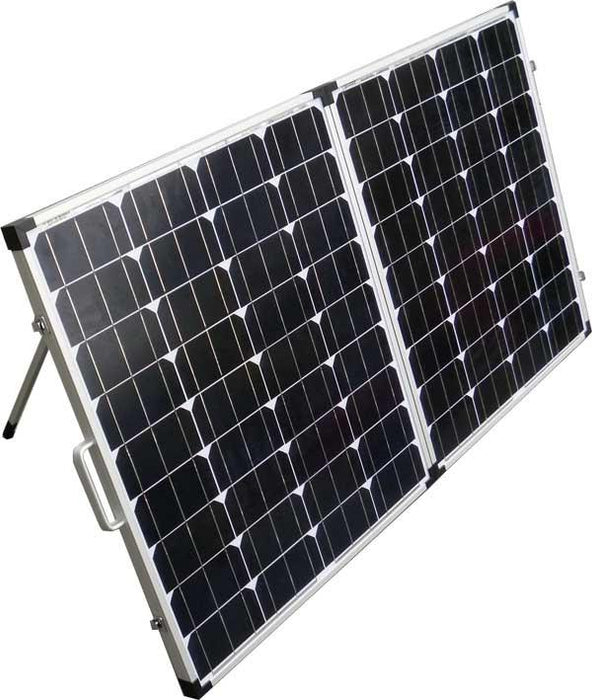 100 W Folding Portable Solar Panel Alternative Energy The Cabin Supply Depot- The Cabin Depot Off-Grid Off Grid Living Solutions Cabin Cottage Camp Solar Panel Water Heater Hunting Fishing Boats RVs Outdoors