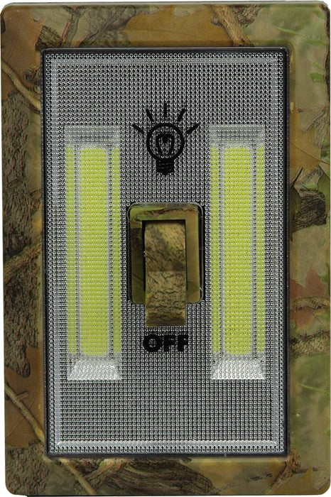 Camo COB Lightswitch  The Cabin Depot- The Cabin Depot Off-Grid Off Grid Living Solutions Cabin Cottage Camp Solar Panel Water Heater Hunting Fishing Boats RVs Outdoors