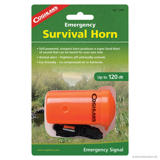 Coghlans Emergency Survival Horn Camping / Outdoors Coghlans- The Cabin Depot Off-Grid Off Grid Living Solutions Cabin Cottage Camp Solar Panel Water Heater Hunting Fishing Boats RVs Outdoors