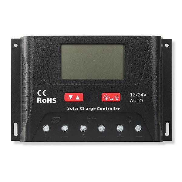 SRNE 40 Amp PWM Charge Controller  The Cabin Depot- The Cabin Depot Off-Grid Off Grid Living Solutions Cabin Cottage Camp Solar Panel Water Heater Hunting Fishing Boats RVs Outdoors