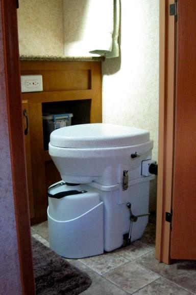 Sun-Mar Dry Toilet White Non Electric Waterless Toilet, White 
