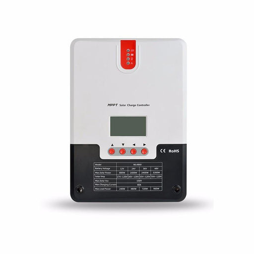 SRNE (ML4860) 60 Amp MPPT Charge Controller  The Cabin Depot- The Cabin Depot Off-Grid Off Grid Living Solutions Cabin Cottage Camp Solar Panel Water Heater Hunting Fishing Boats RVs Outdoors