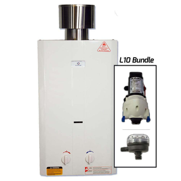 Eccotemp L10 Tankless Water Heater w/ Flojet Pump u0026 Strainer — The Cabin  Depot