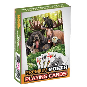 Playing Cards Selfie Wildlife — The Cabin Depot