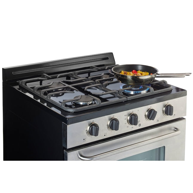 Unique Off-Grid Classic Retro 30 4 burner 3.9 cu. ft. Propane Gas Range  with Battery Ignition & Reviews