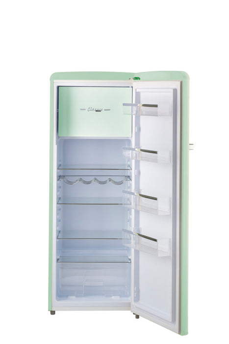 UNIQUE Classic Retro 8 cu. ft. Single Door Refrigerator with Freezer