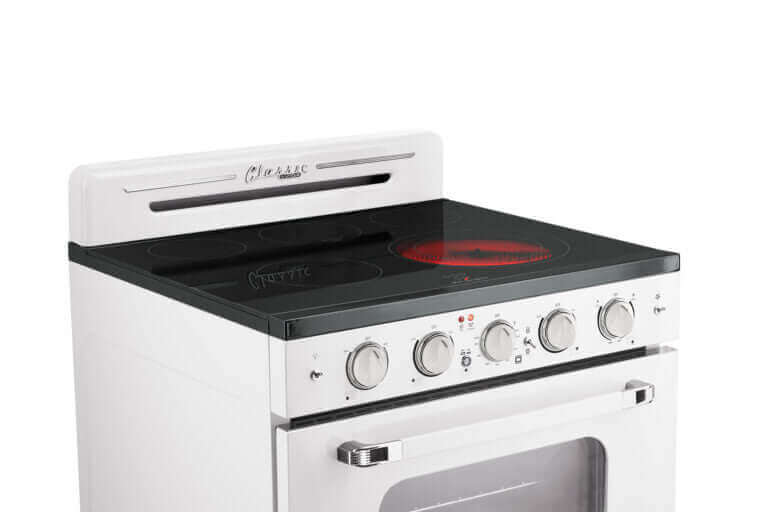 UNIQUE Classic Retro 30” Electric Range With Smoothtop Convection Oven