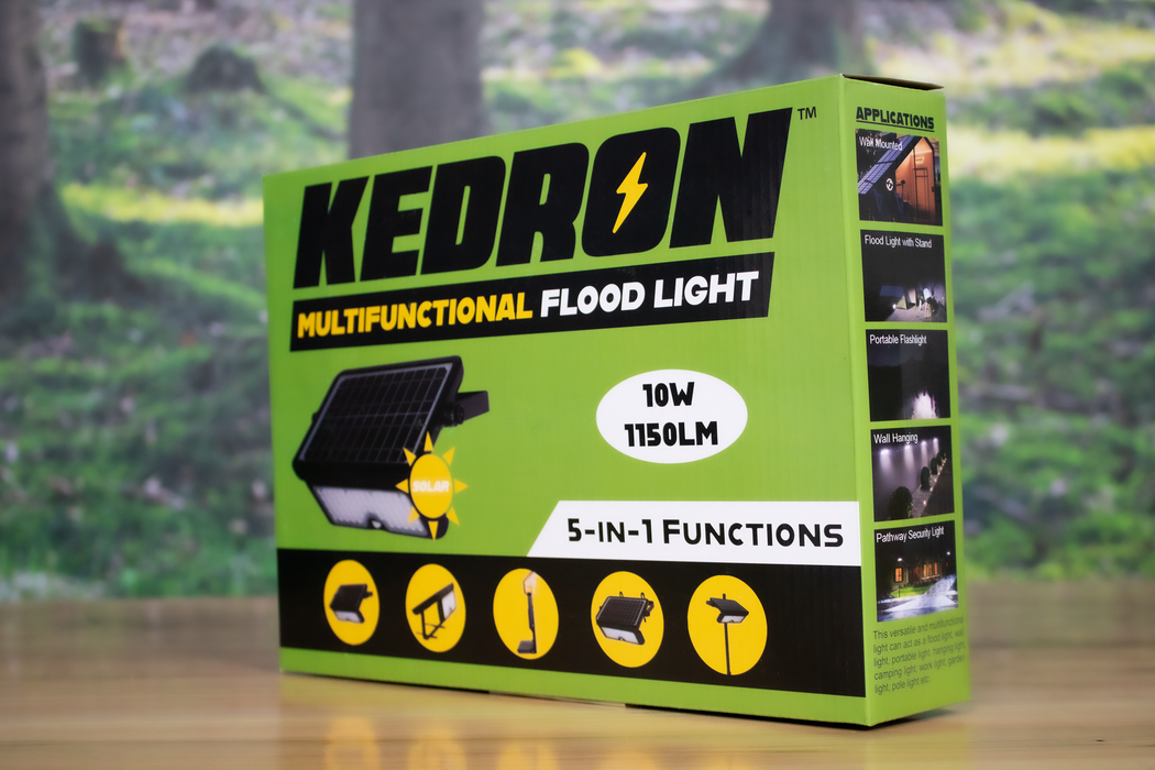 Kedron Solar Powered Multifunction LED Light 10W