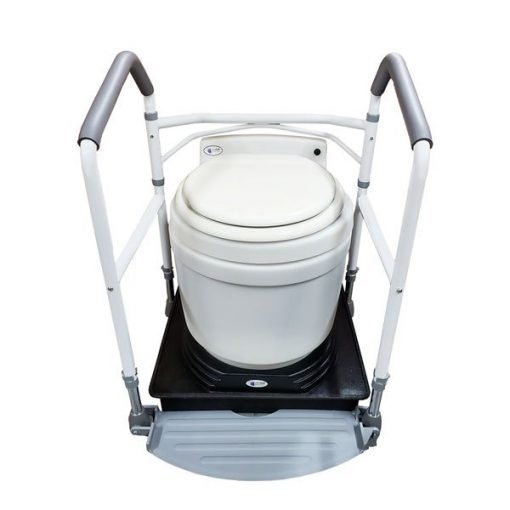 Laveo Dry Flush Comfort Lift Package with Portable Toilet